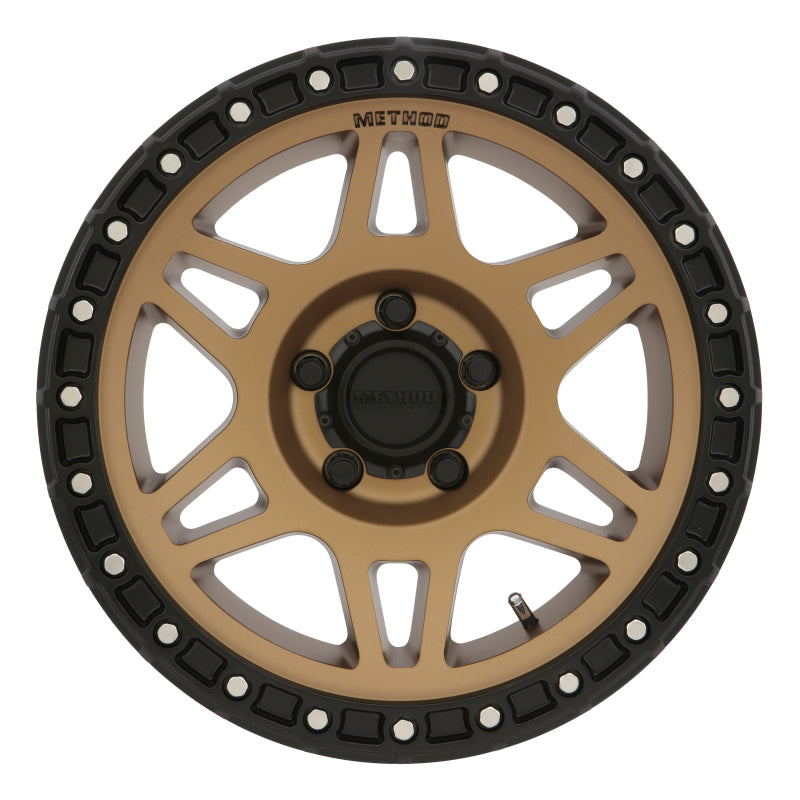 Method Wheels MR31278550900 Method MR312 17x8.5 0mm Offset 5x5 71.5mm CB Method Bronze/Black Street Loc Wheel
