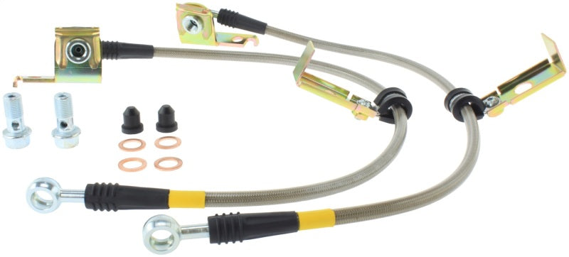 Stoptech 950.63504 StopTech 95-00 Dodge Viper Stainless Steel Rear Brake Line Kit