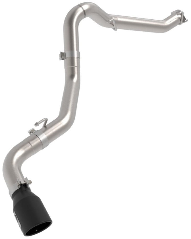 aFe 49-38093-B 2021+ Jeep Gladiator V6-3.0L (td) Vulcan Series 3in 304 SS DPF-Back Exhaust System - Black Tip