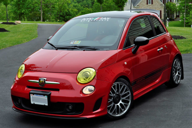Rally Armor MF25-UR-BLK/GRY 12-18 Fiat 500 Black UR Mud Flap w/Grey Logo