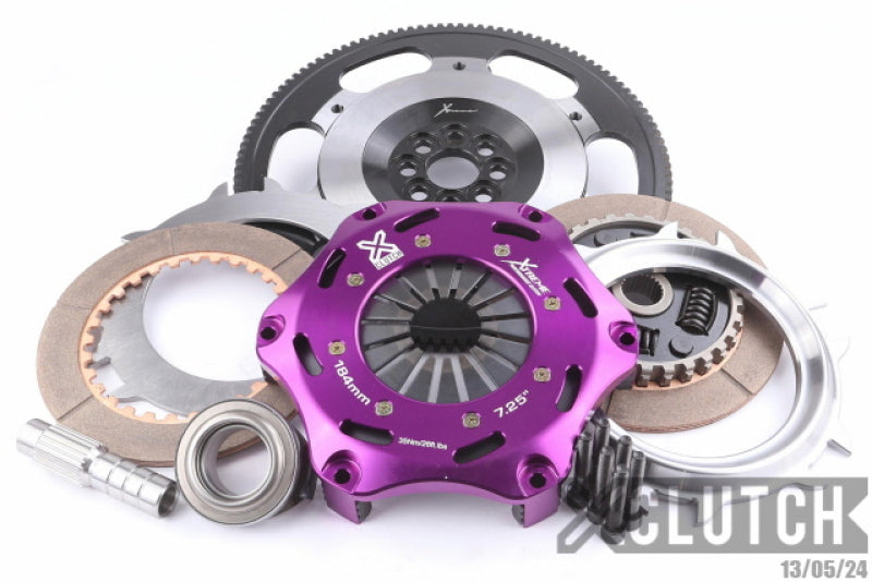 XCLUTCH XKHN18523-2B XClutch 02-06 Acura RSX Base 2.0L 7.25in Twin Sprung Ceramic Clutch Kit
