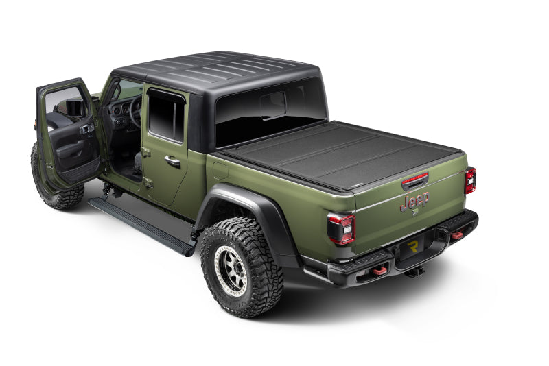 Go Rhino 20451687PC RealTruck 20-24 Jeep Gladiator CC 4dr VoltStep Electric Running Board Kit (Cut/Drill Req.) - Tex Blk