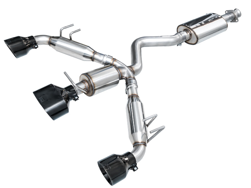 AWE Tuning 3015-53472 2023+ Toyota GR Corolla Touring Edition Exhaust - Diamond Black Tips