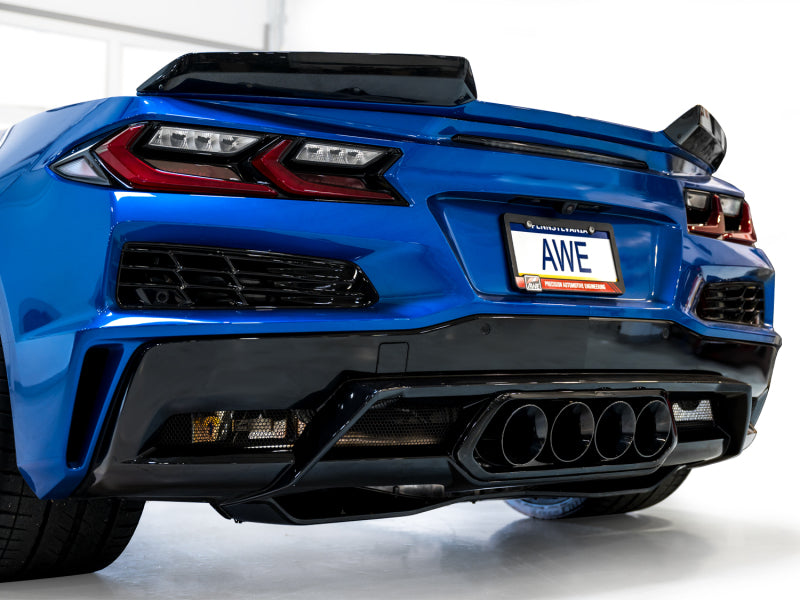 AWE Tuning 3025-43906 AWE 2023 C8 Corvette Z06 SwitchPath Cat-Back Exhaust - Diamond Black Tips