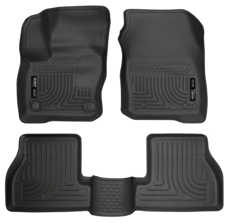 Husky Liners 99781 Weatherbeater 2016 Ford Focus RS Front & 2nd Seat Floor Liners - Black