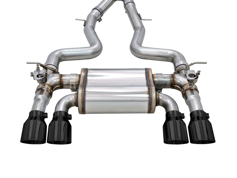 AWE Tuning 3025-43074 BMW F8X M3/M4 SwitchPath Catback Exhaust - Diamond Black Tips
