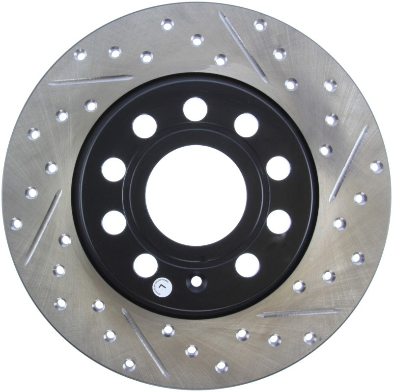 Stoptech 127.33131L StopTech Slotted & Drilled Sport Brake Rotor