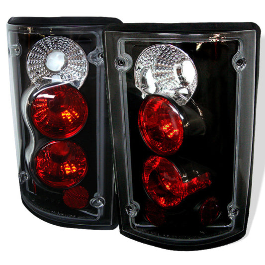 SPYDER 5002914 Spyder Ford Excursion 00-06/Econoline 150/250/350/450/550 95-06 Euro Tail Lights Blk ALT-YD-FEC00-BK