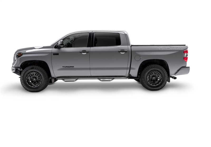 N-Fab T0786CC Nerf Step 07-17 Toyota Tundra CrewMax 5.6ft Bed - Gloss Black - W2W - 3in