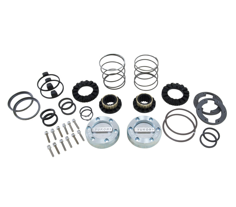 Yukon Gear & Axle YHC70007 Yukon Gear Hardcore Locking Hub Set For GM 8.5in Front & Dana 44 / 19 Spline
