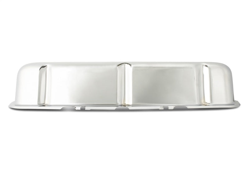 Ford Racing 302-100 Ford Mustang Logo Stamped Steel Chrome Valve Covers