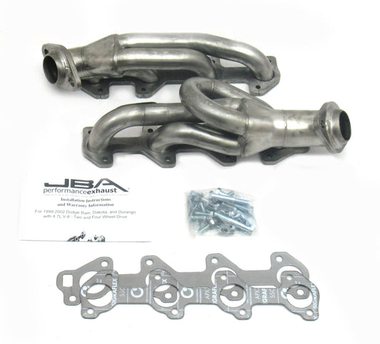 JBA 1949S-2 04-07 Dodge Dakota 4.7L PowerTech 1-1/2in Primary Raw 409SS Cat4Ward Header