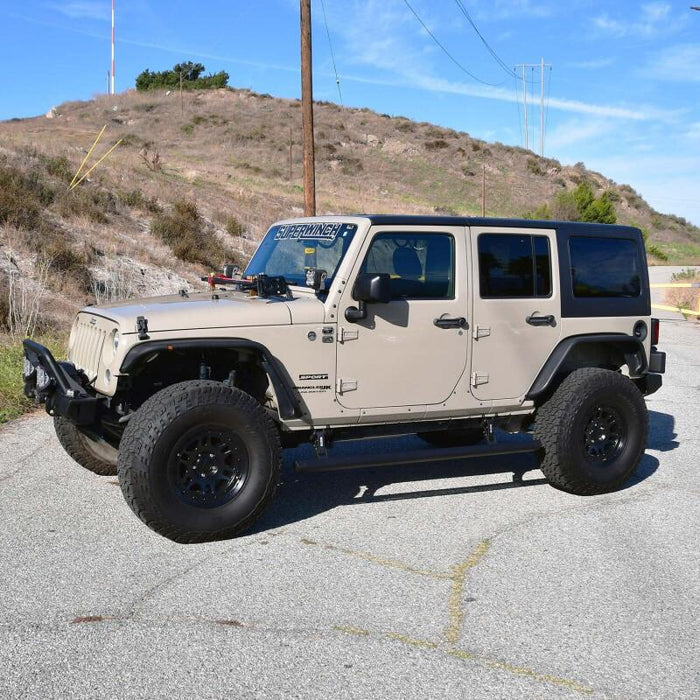 Westin 29-23295 07-18 Jeep Wrangler JK Unlimited Pro-e Electric Running Boards - Textured Black