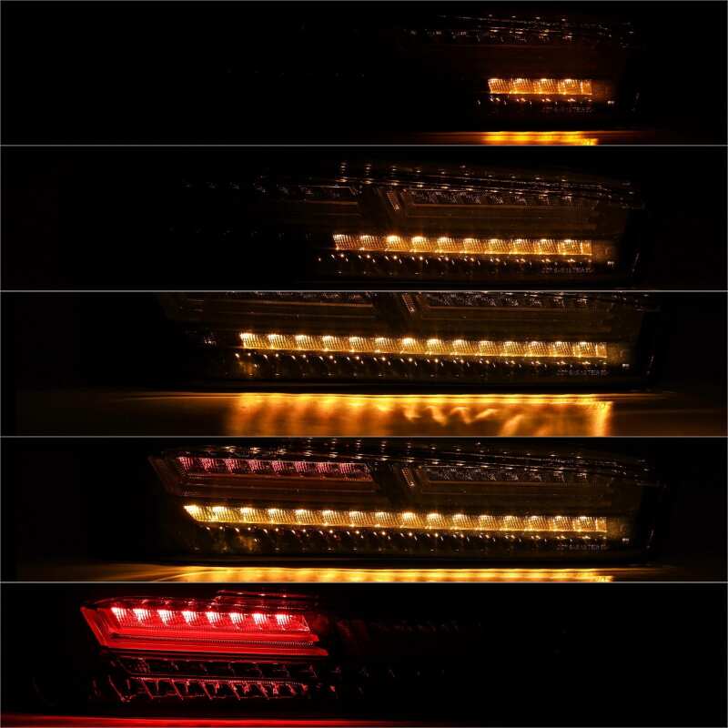 AlphaRex 610010 16-18 Chevrolet Camaro PRO-Series LED Tail Lights Jet Black
