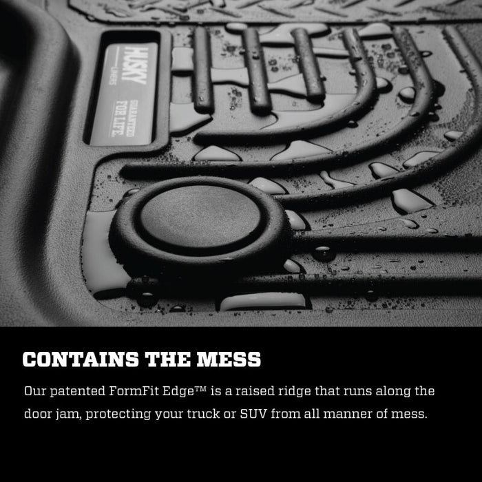 Husky Liners 94121 21-24 Ford F-150 SuperCrew Weatherbeater Black Front & 2nd Seat Floor Liners