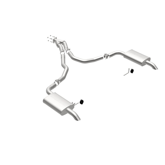Magnaflow 16710 MagnaFlow 75-79 Chevy Corvette V8 5.7L Dual Split Rear Exit Stainless Cat-Back Perf Exhaust