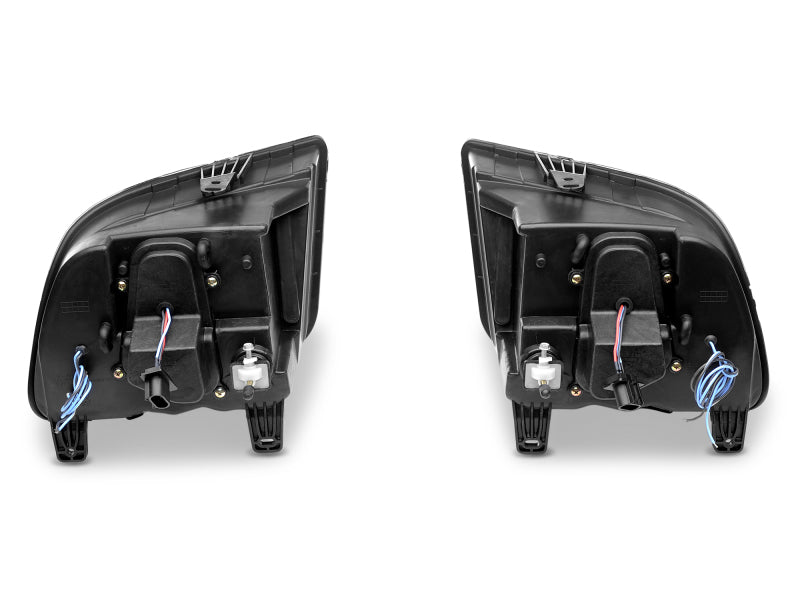 Raxiom 49128 05-09 Ford Mustang w/ Halogen LED Halo Prjctr Headlights-Blk Hsng(Smoked Lens Exclude GT500)