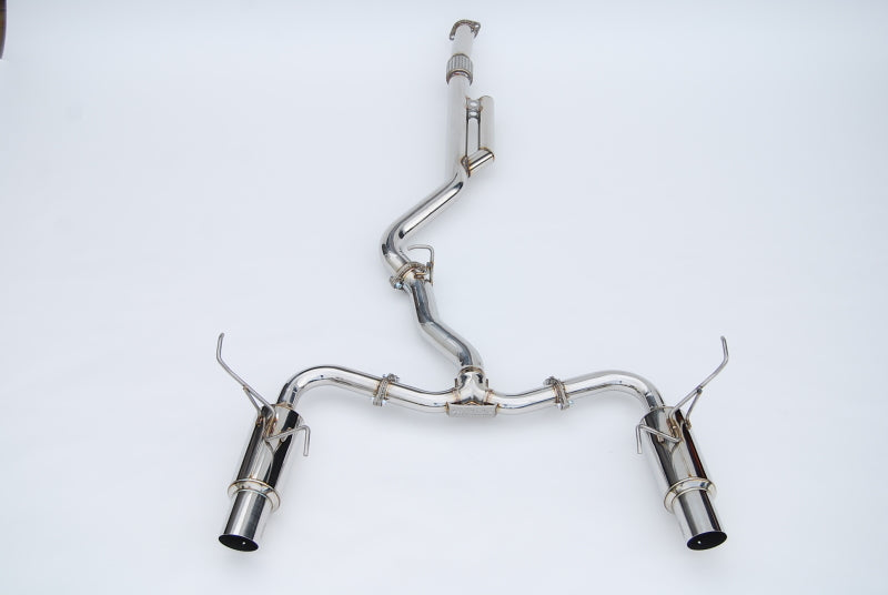 Invidia HS22WRXGTP 2022+ Subaru WRX N1 Twin Outlet Single Layer SS Tip Cat-Back Exhaust