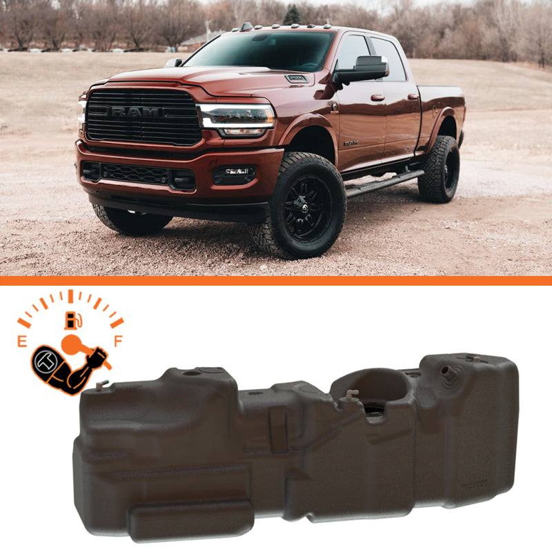 Titan Fuel Tanks 7030113 13-24 RAM 2500/3500 Cummins Crew Cab Short Bed 52 Gallon XXL Mid-Ship Fuel Tank