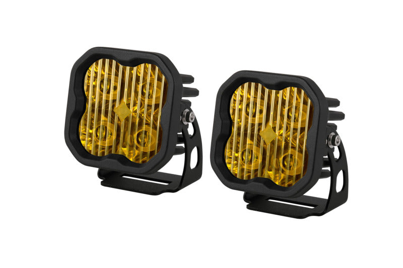 Diode Dynamics DD6124P SS3 LED Pod Sport - Yellow Driving Standard (Pair)