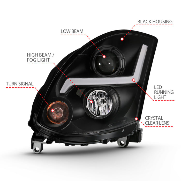 ANZO 121557 ANZ LED/Projector Headlights