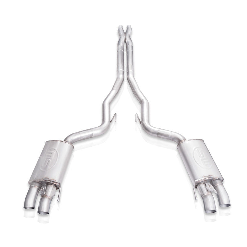 Stainless Works GT350CBXFCR 2015+ Ford Shelby GT350 Redline Factory Connect X-Pipe Catback Exhaust w/Valves