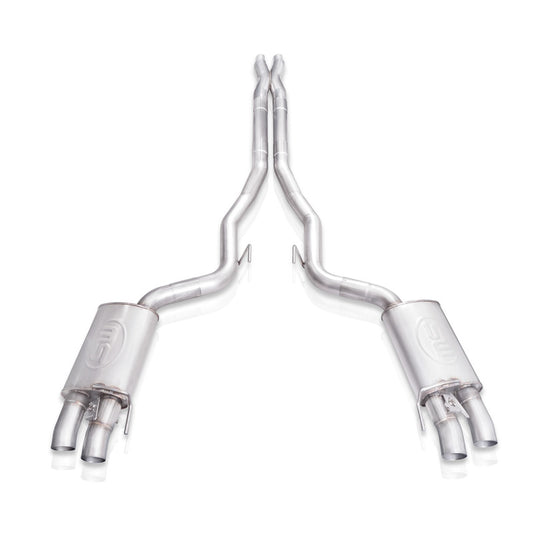 Stainless Works GT350CBXFCR 2015+ Ford Shelby GT350 Redline Factory Connect X-Pipe Catback Exhaust w/Valves