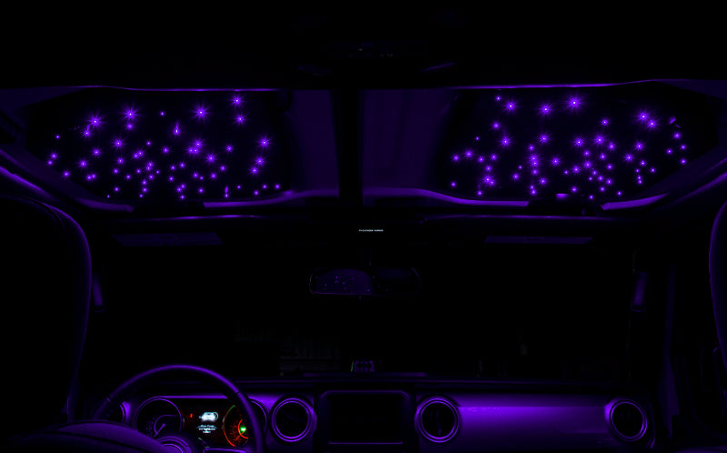 ORACLE Lighting 5872-333 Oracle StarLINER Fiber Optic Hardtop Headliner for Wrangler JL/Gladiator JT ColorSHIFT