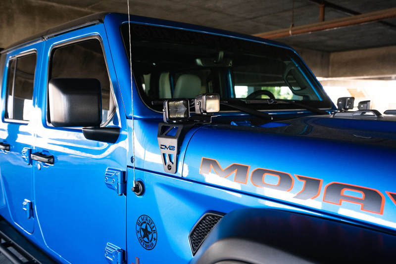 DV8 Offroad LBJL-06 20-22 Jeep JL 392/ Jeep JT Mojave Edition Dual Pod Light Mounts