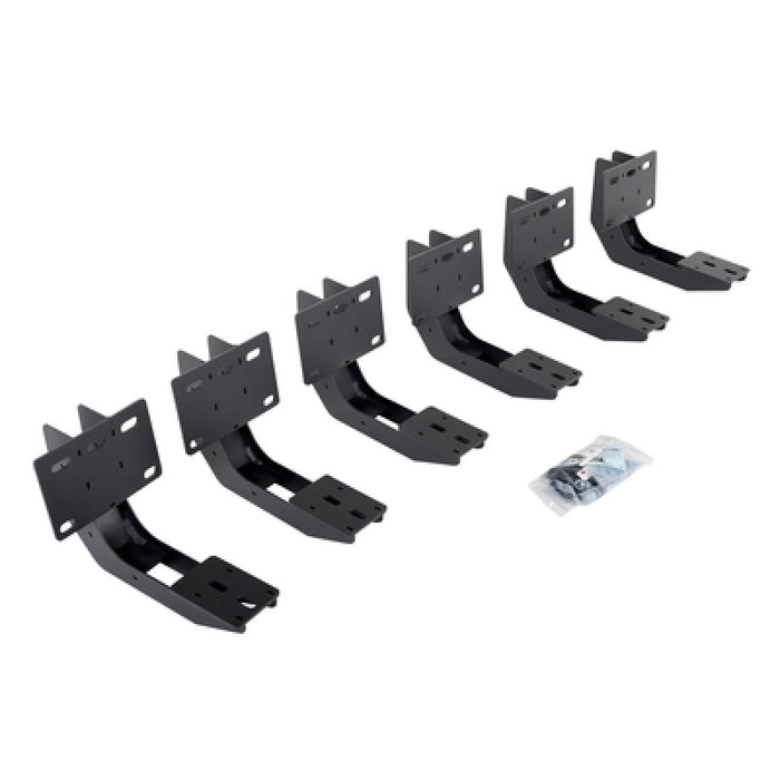 Go Rhino 6943066 19-22 RAM 1500 Crew Cab 4DR Mounting Brackets (V-Series V3/RB10 Slim/RB20 Slim) - Tex. Blk