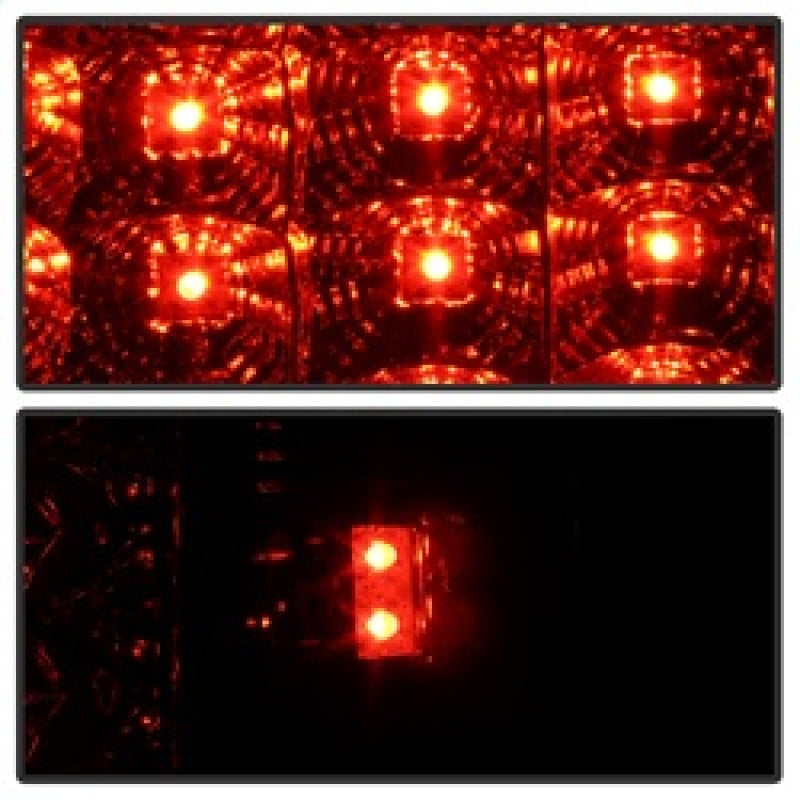 SPYDER 5070227 Spyder Jeep Grand Cherokee 07-10 LED Tail Lights Smoke ALT-YD-JGC07-LED-SM