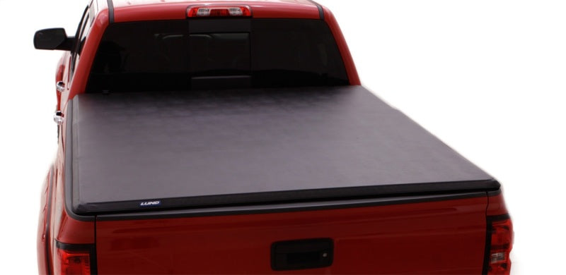 LUND 969155 Lund 07-13 Chevy Silverado 1500 Fleetside (5.8ft. Bed) Hard Fold Tonneau Cover - Black