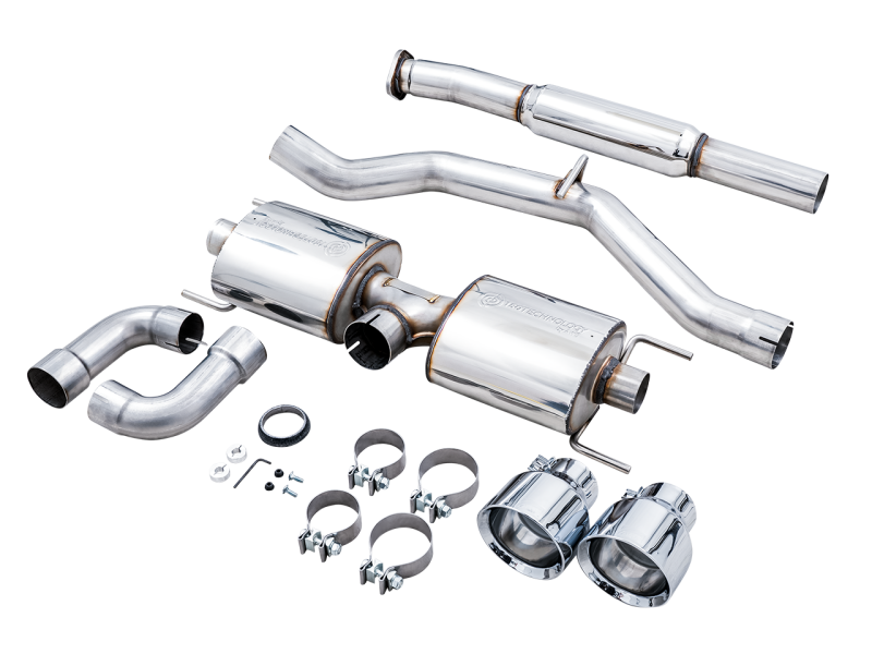 AWE Tuning 3015-32486 AWE Subaru BRZ/ Toyota GR86/ Toyota 86 Touring Edition Cat-Back Exhaust- Chrome Silver Tips