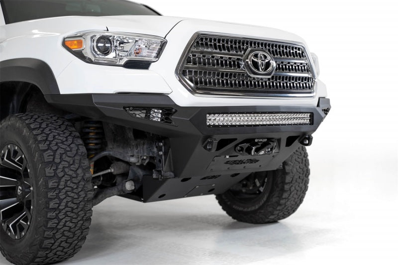 Addictive Desert Designs F681202200103 16-19 Toyota Tacoma Stealth Fighther Front Bumper w/ Winch Mount