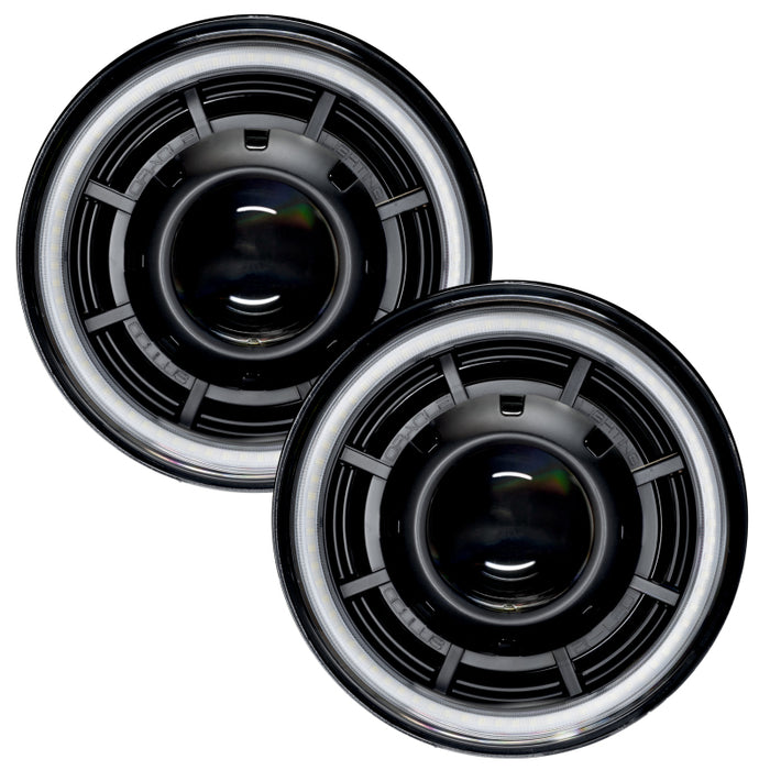 ORACLE Lighting 5876-001 Oracle Oculus 7in Bi-LED Projector Headlights for Jeep Wrangler JK - 6000K