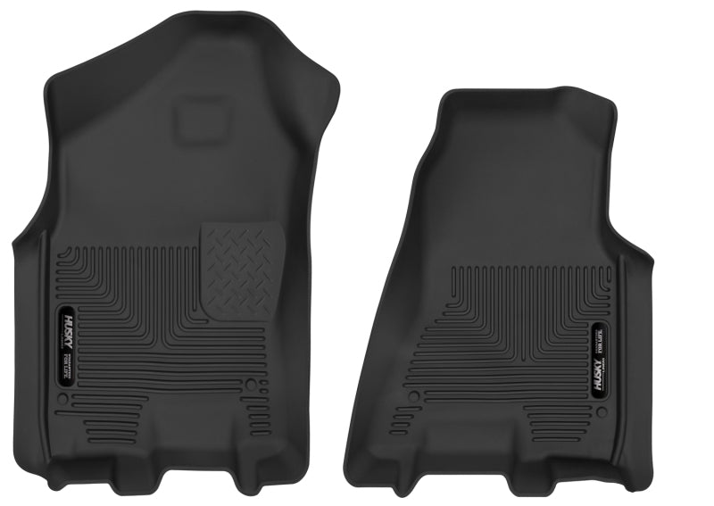 Husky Liners 54501 2019 RAM 1500 Crew Cab/Quad Cab X-Act Contour Black Front Floor Liners