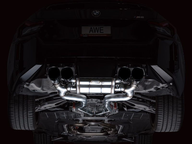 AWE Tuning 3025-43487 23-24 BMW G87 M2 SwitchPath Edition Exhaust - Diamond Black Tips