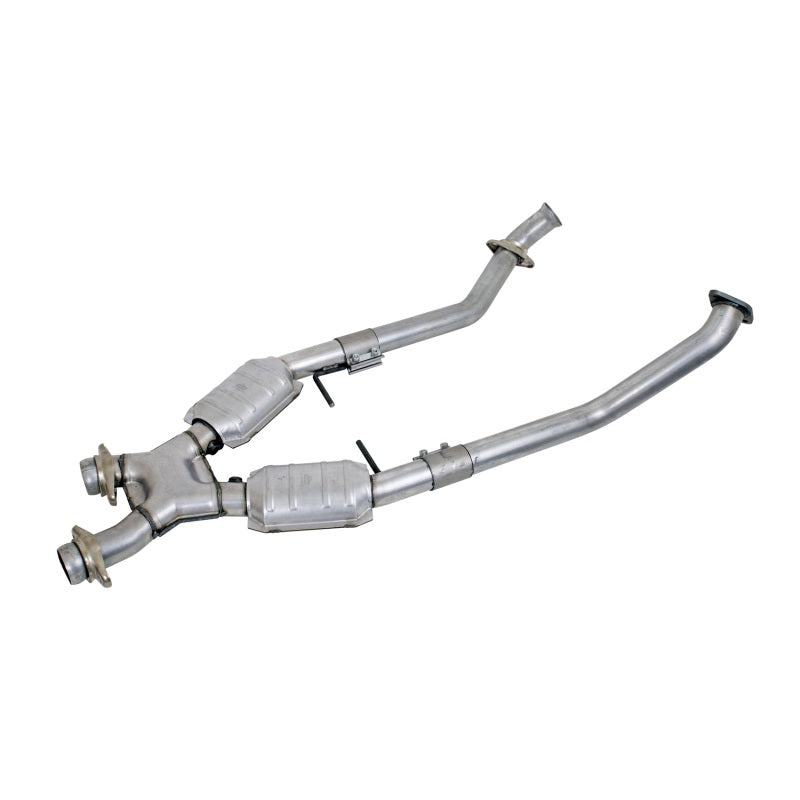 BBK 1666 96-98 Mustang 4.6 GT High Flow X Pipe With Catalytic Converters - 2-1/2