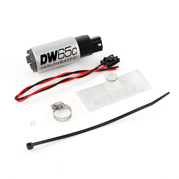 DeatschWerks 9-651-1030 88-91 BMW 325i DW65C 265lph Compact Fuel Pump w/ Install Kit (w/o Mounting Clips)