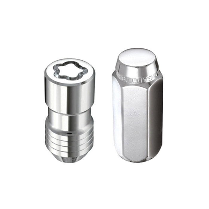 McGard 84638 6 Lug Hex Install Kit w/Locks (Cone Seat Nut) M14X1.5 / 22mm Hex / 1.945in. Length - Chrome