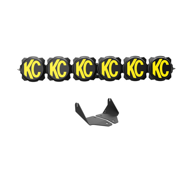 KC HiLiTES 91342 2020+ Polaris RZR Turbo R/Pro XP 39in. Pro6 Gravity LED 6-Light 120w Combo Beam