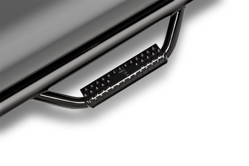 N-Fab T1678CC Nerf Step 16-17 Toyota Tacoma Double Cab - Gloss Black - Cab Length - 2in