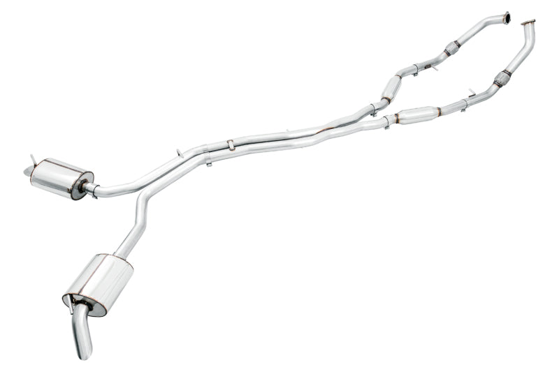 AWE Tuning 3020-31022 Audi B9 SQ5 Non-Resonated Touring Edition Cat-Back Exhaust - No Tips (Turn Downs)