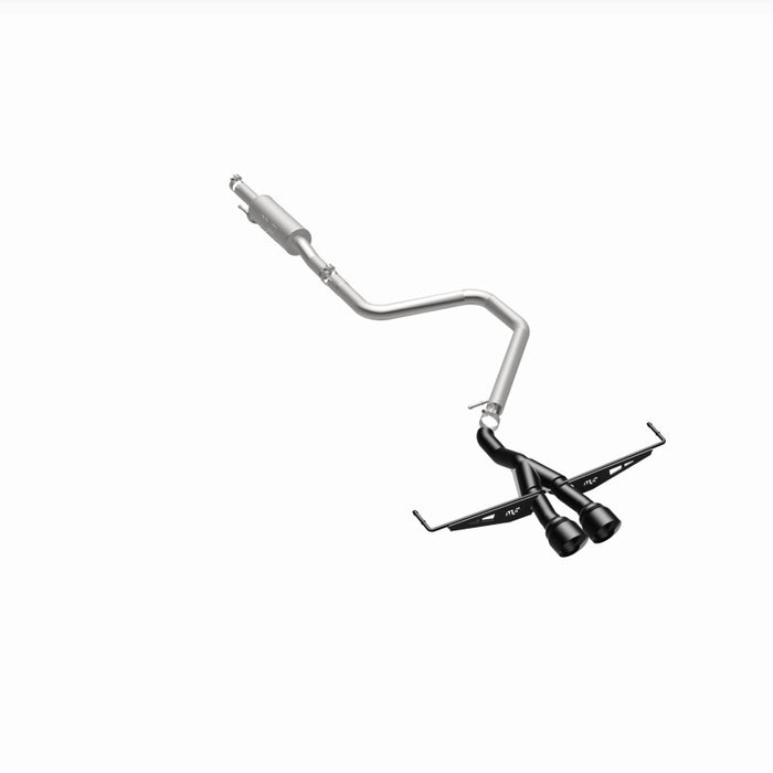 Magnaflow 19455 MagnaFlow 2019 Hyundai Veloster 1.6L 2.5in Center Exit Stainless Steel Cat-Back Exhaust w/Blk Tips