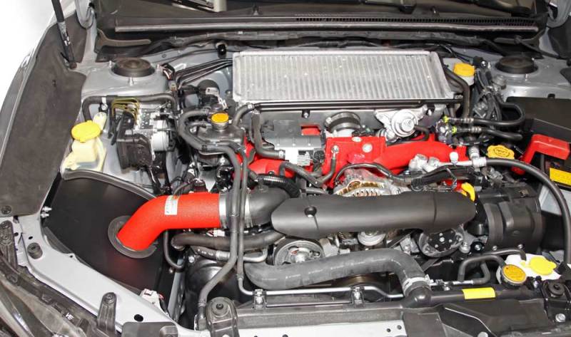K&N Engineering 69-8007TWR K&N 2015 Subaru WRX-STI 2.5L H4 Red Typhoon Short RAM Intake
