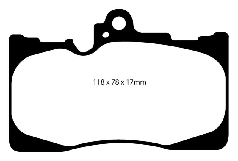 EBC DP31589C 07-08 Lexus GS350 3.5 RWD Redstuff Front Brake Pads
