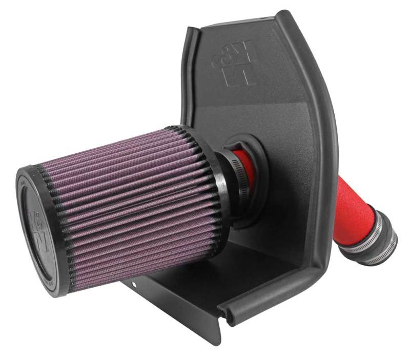 K&N Engineering 69-8007TWR K&N 2015 Subaru WRX-STI 2.5L H4 Red Typhoon Short RAM Intake