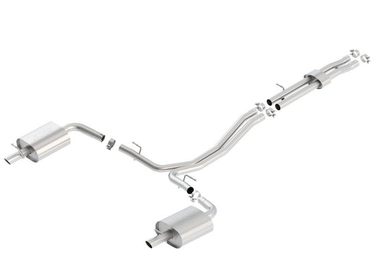 Borla 140659 2016 Ford Explorer 3.5L EcoBoost Dual Split Rear Ext SS S-Type CB Exht (No Tips)