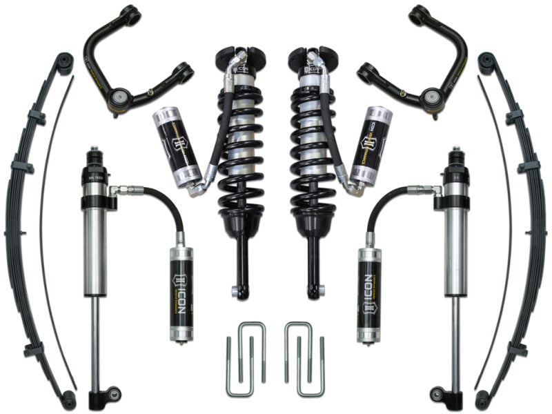 ICON K53008T 05-15 Toyota Tacoma 0-3.5in/16-17 Toyota Tacoma 0-2.75in Stg 8 Suspension System w/Tubular Uca