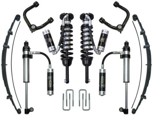 ICON K53008T 05-15 Toyota Tacoma 0-3.5in/16-17 Toyota Tacoma 0-2.75in Stg 8 Suspension System w/Tubular Uca